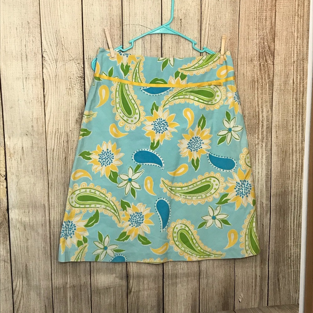 Lilly Pulitzer Paisley Skirt